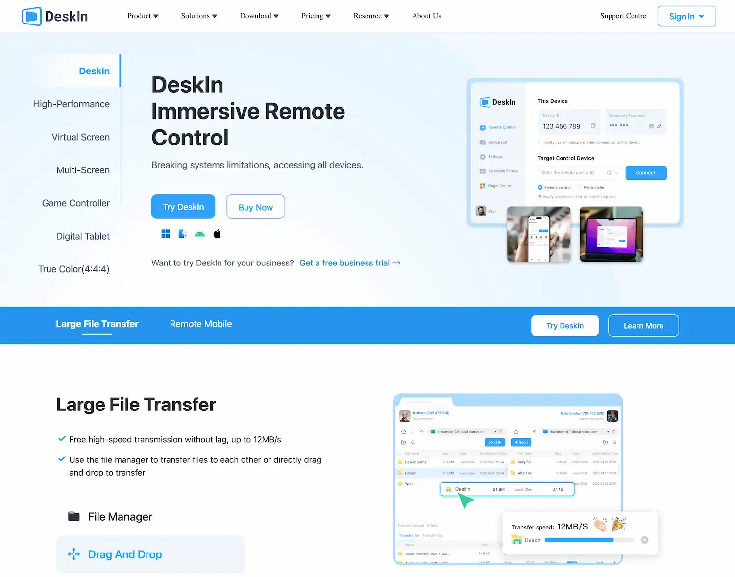 公式サイト スクリーンショット