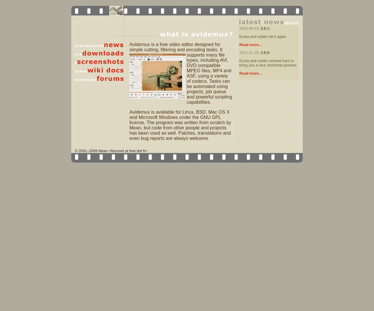 公式サイト スクリーンショット