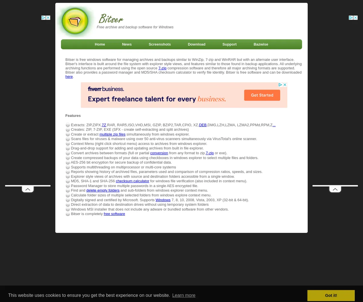 公式サイト スクリーンショット