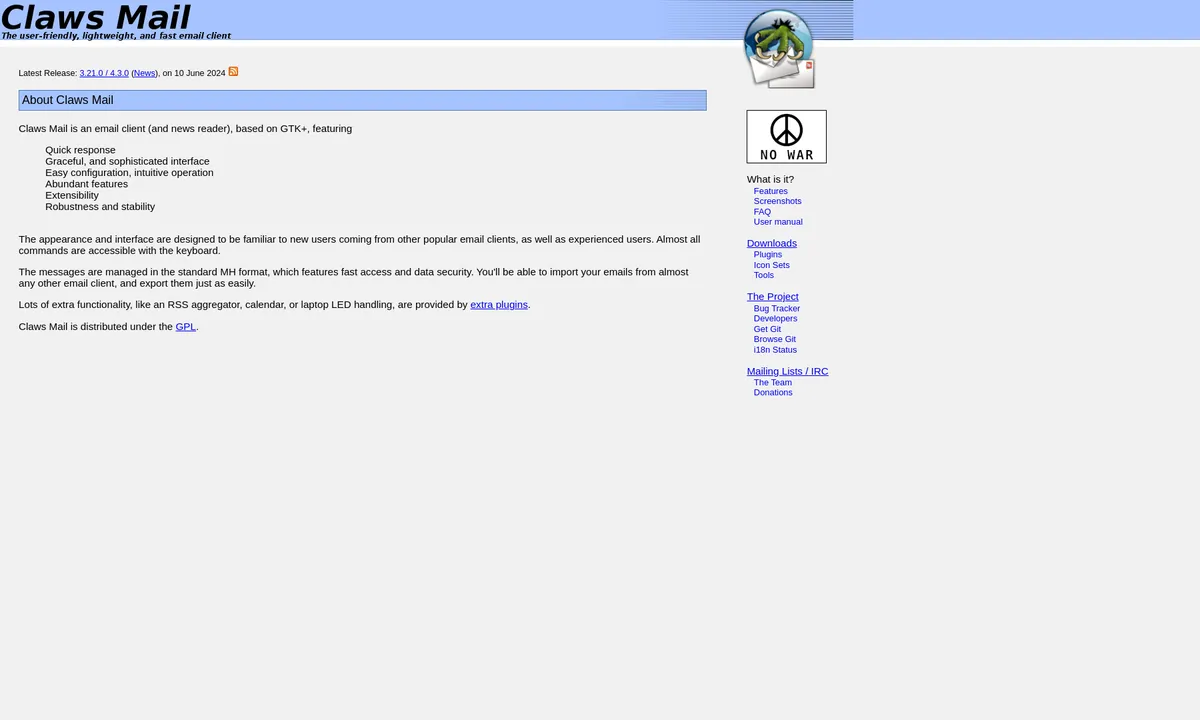 公式サイト スクリーンショット