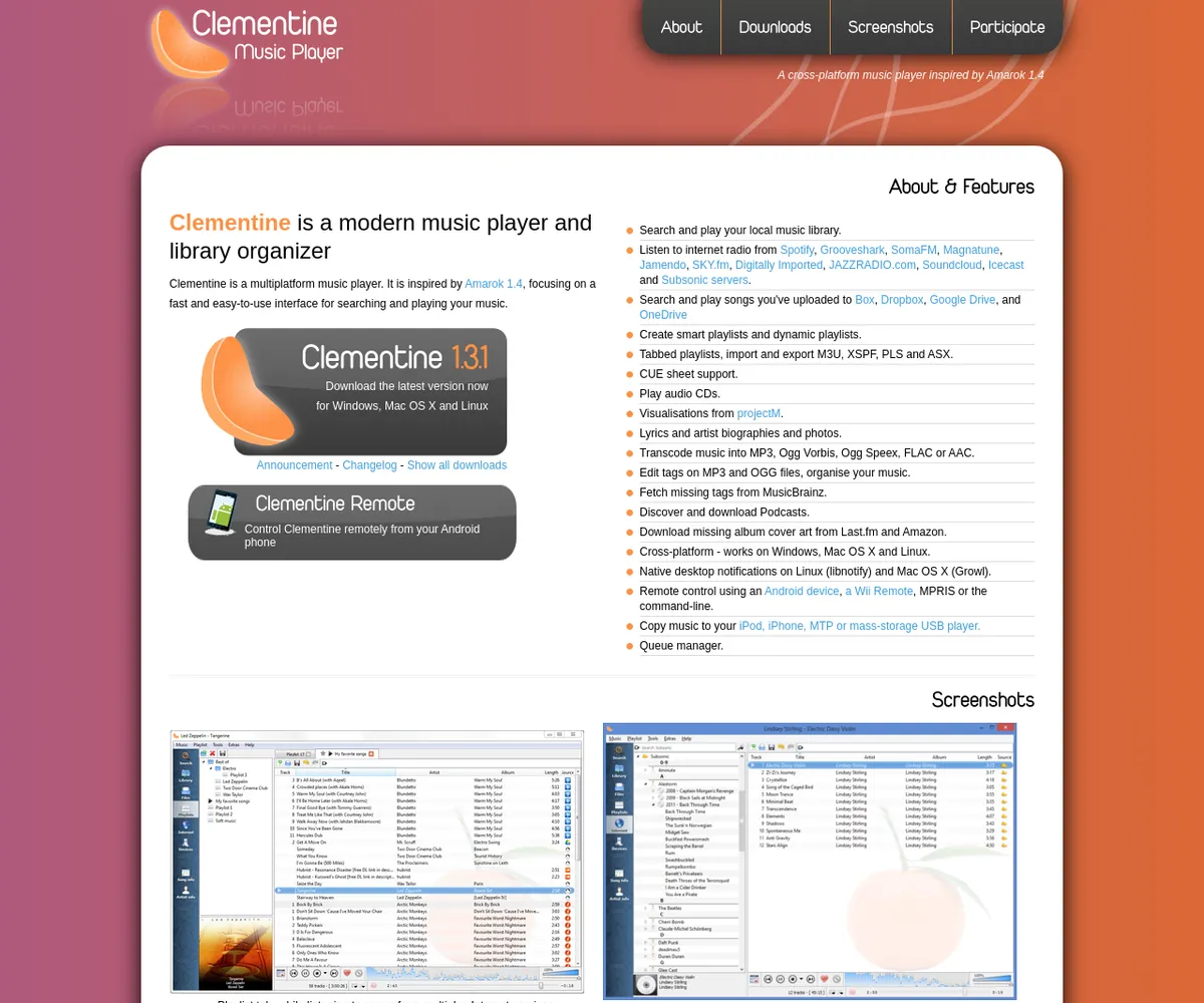 公式サイト スクリーンショット