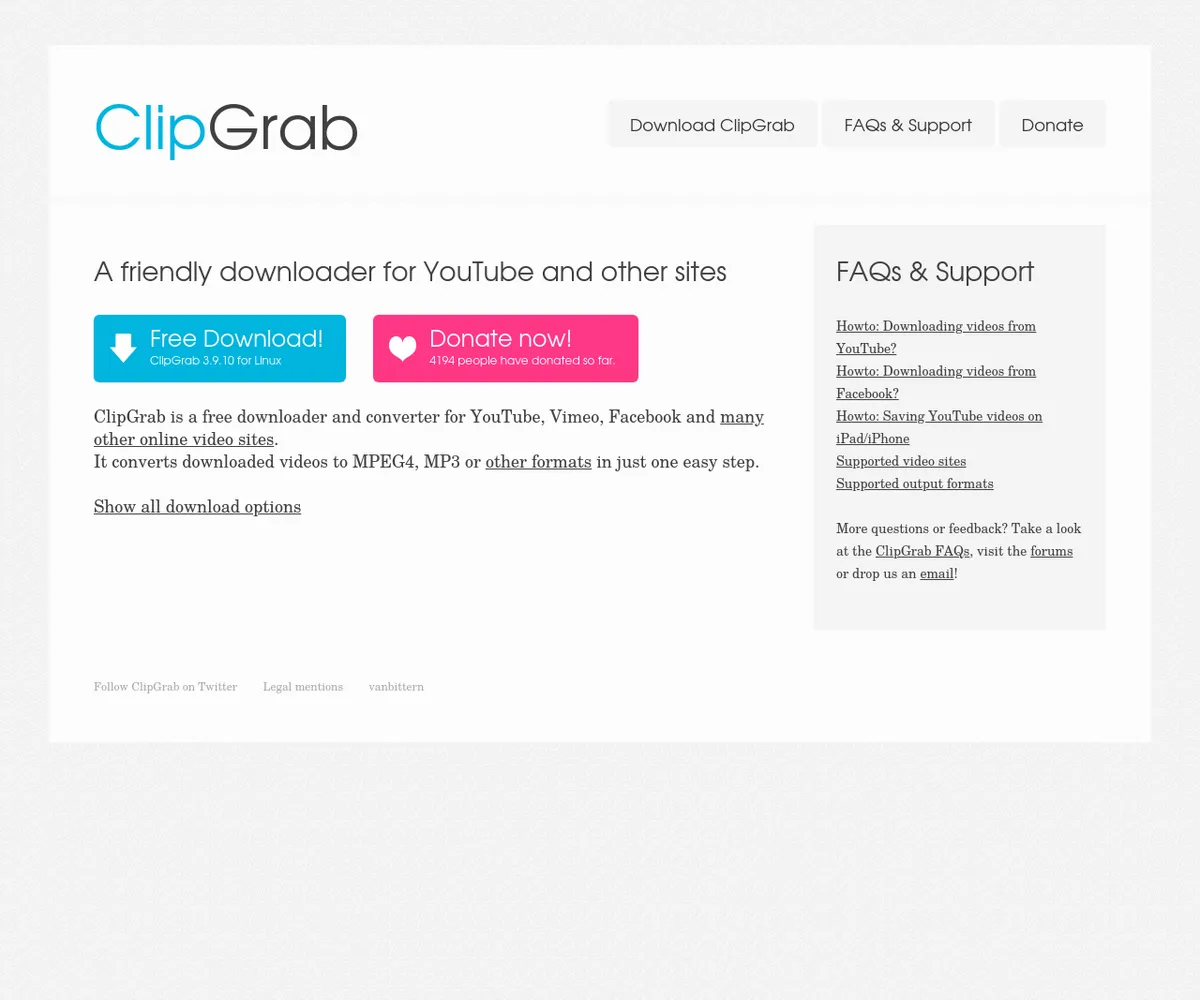 公式サイト スクリーンショット