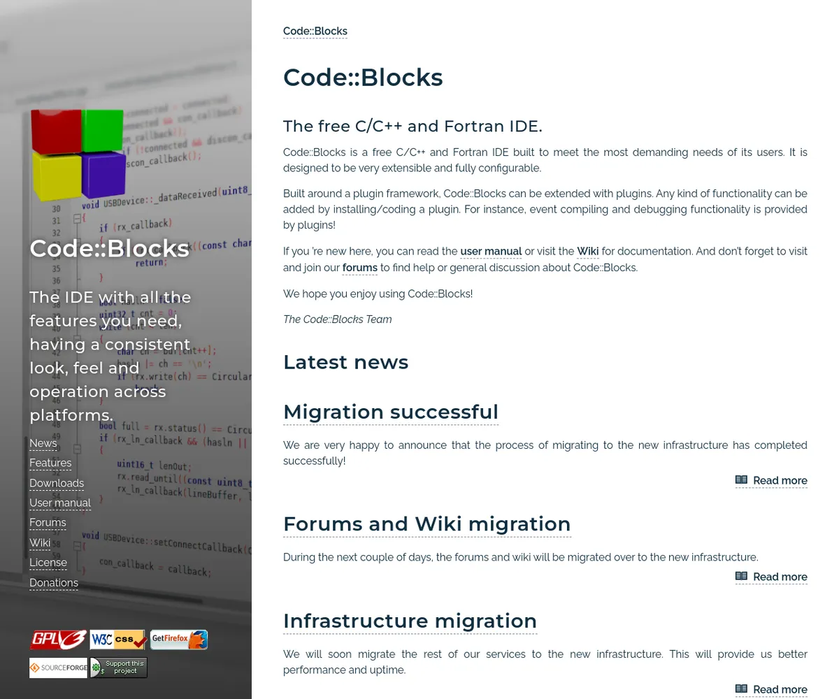公式サイト スクリーンショット