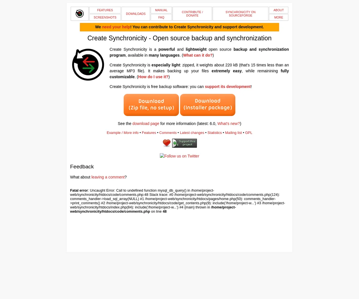 公式サイト スクリーンショット