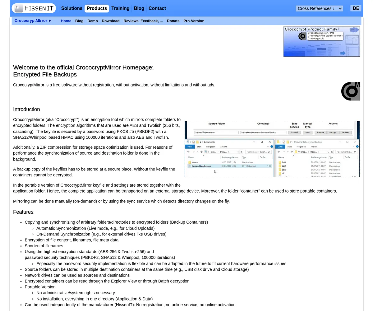 公式サイト スクリーンショット