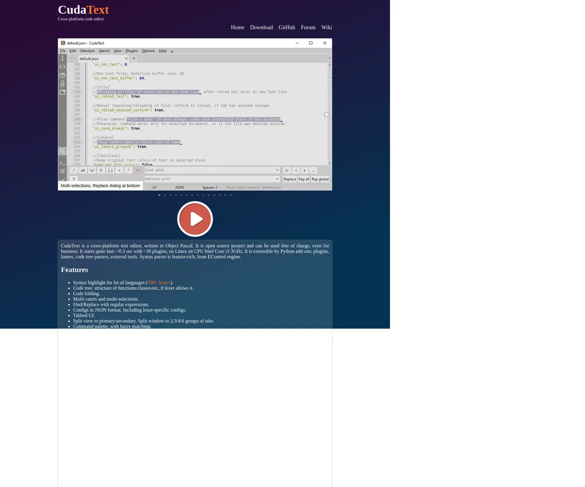 公式サイト スクリーンショット