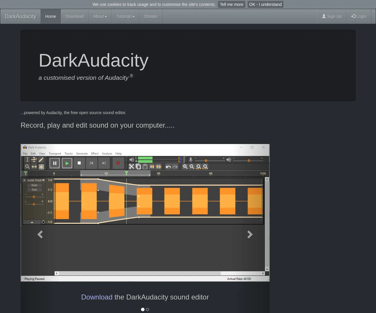公式サイト スクリーンショット