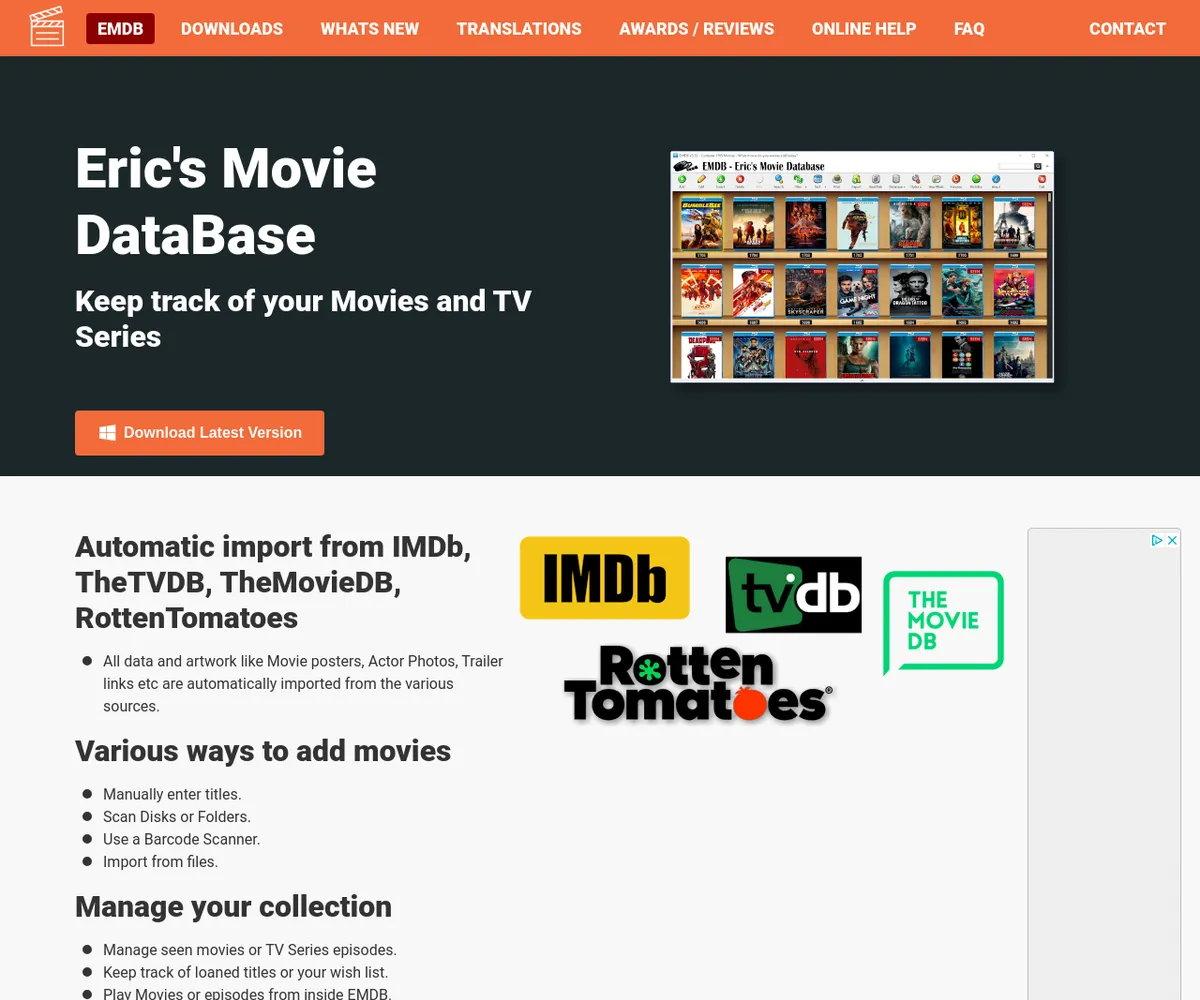 公式サイト スクリーンショット