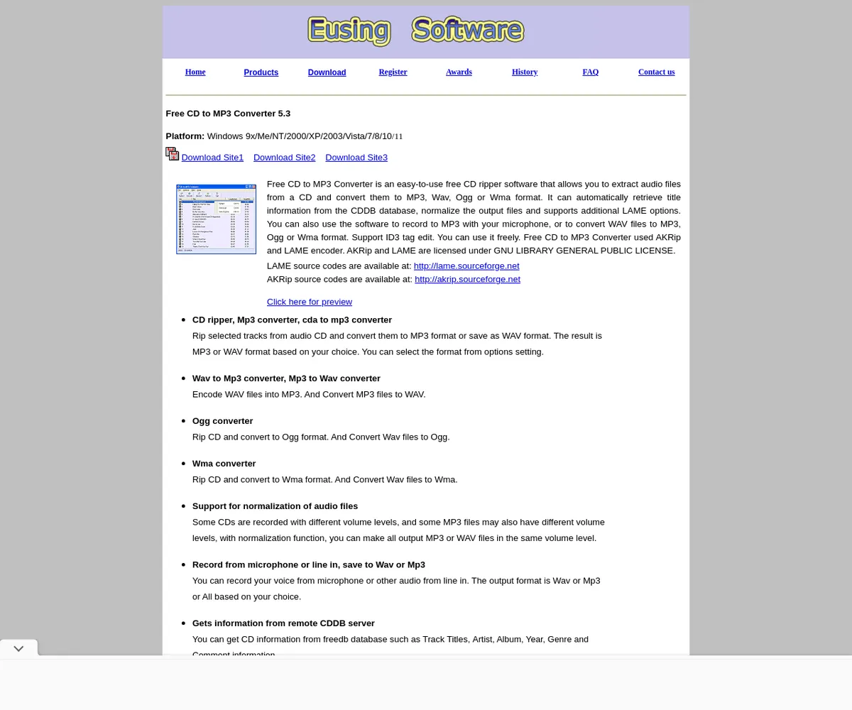 公式サイト スクリーンショット