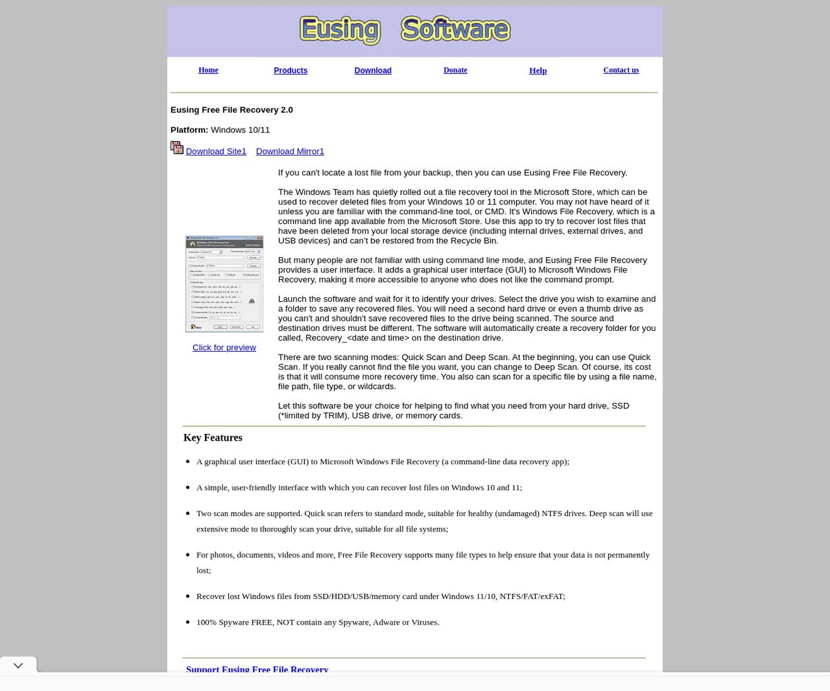 公式サイト スクリーンショット