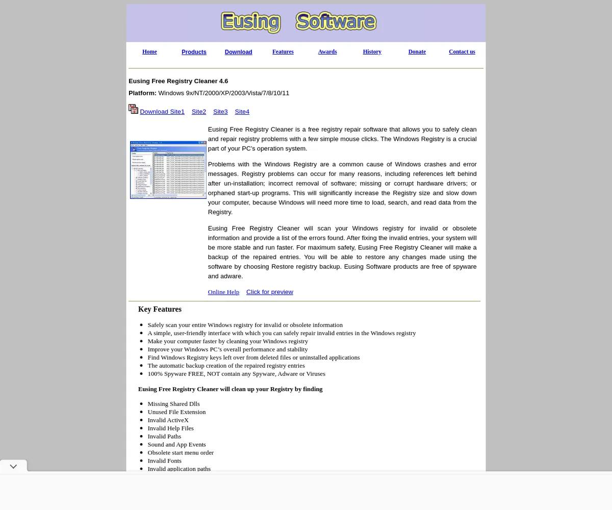 公式サイト スクリーンショット