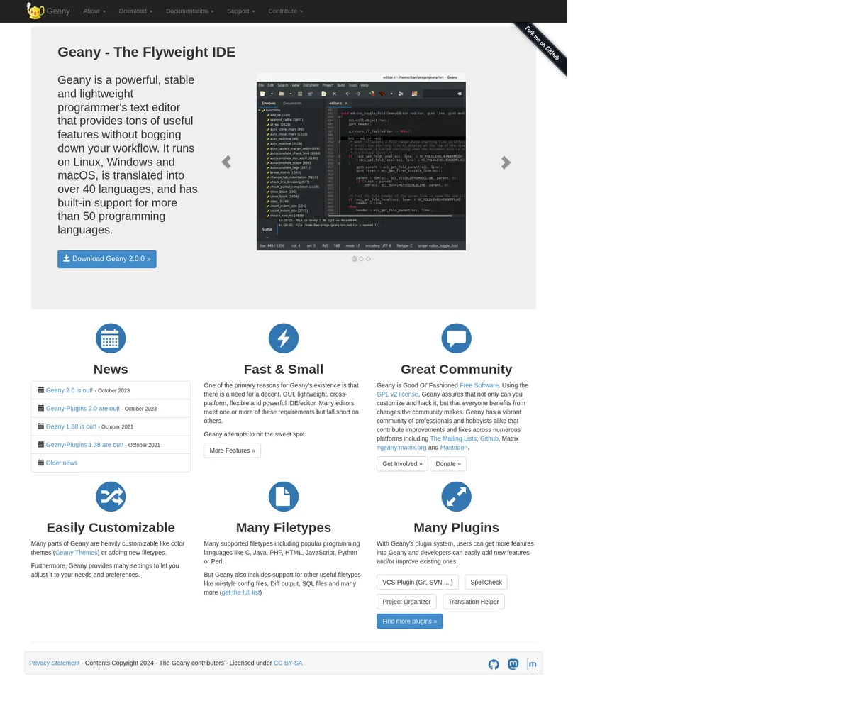 公式サイト スクリーンショット