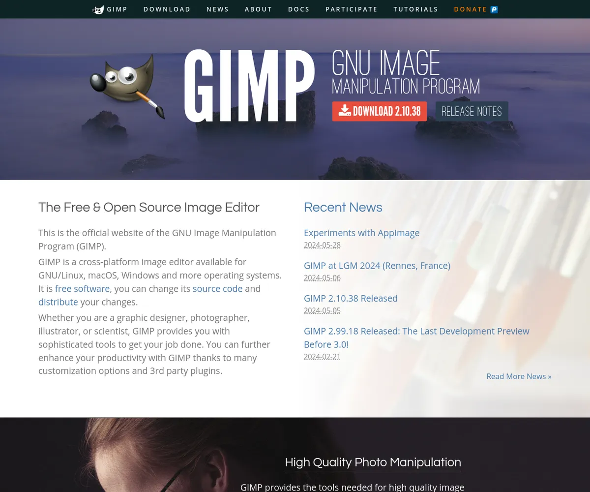 公式サイト スクリーンショット