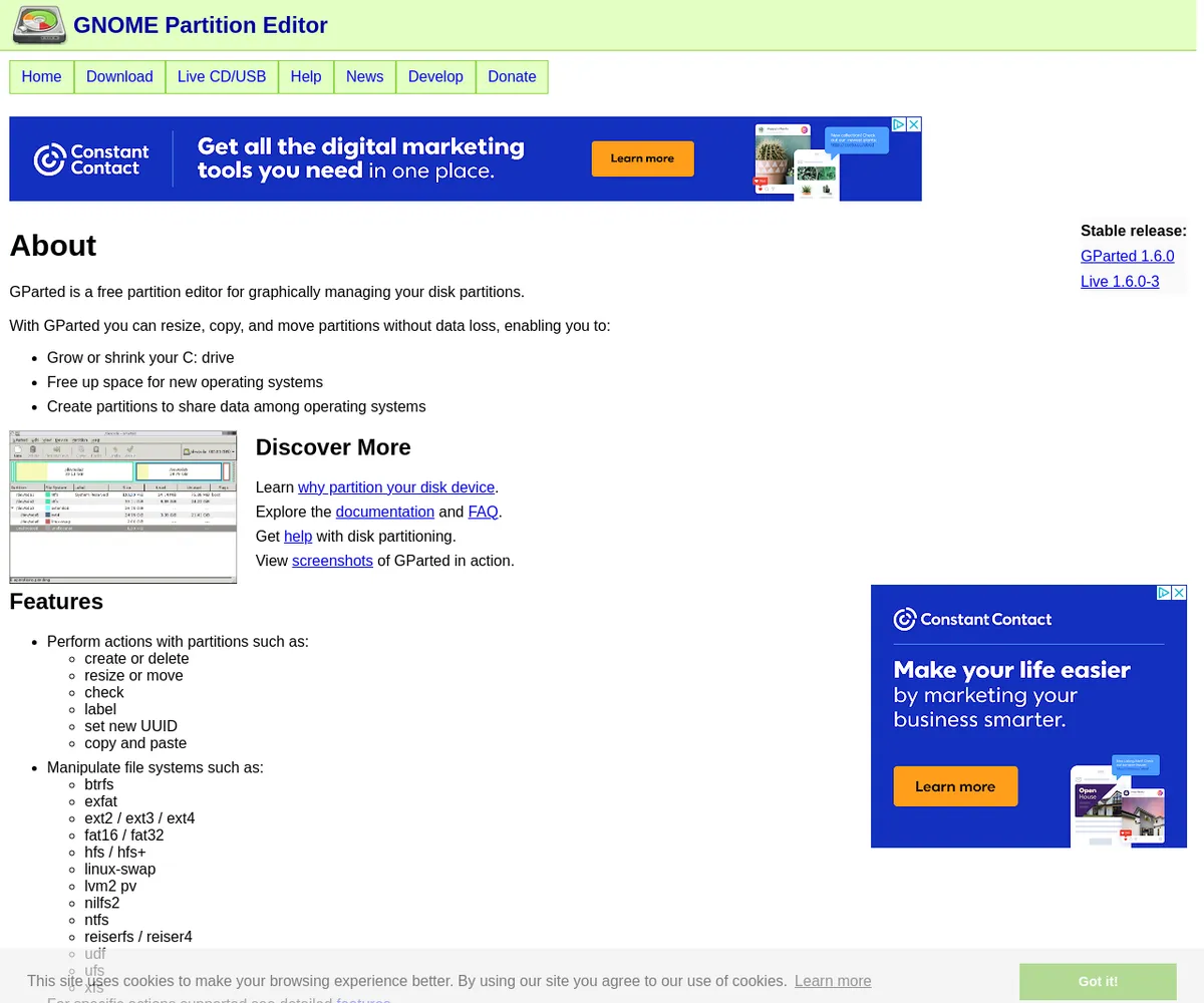 公式サイト スクリーンショット