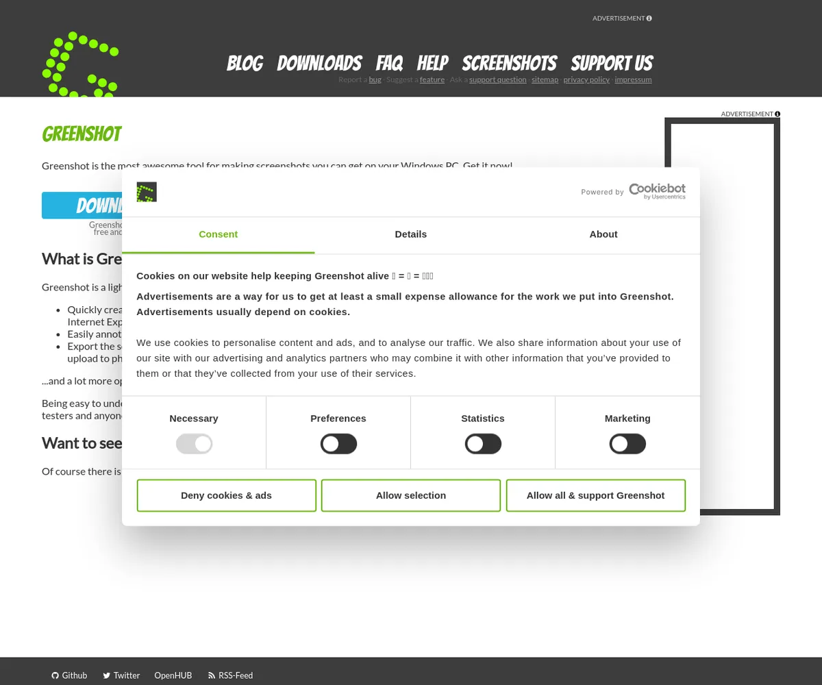 公式サイト スクリーンショット