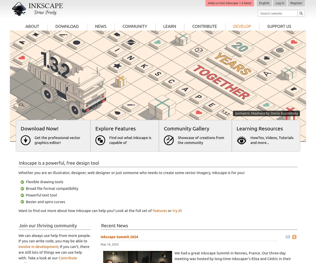公式サイト スクリーンショット