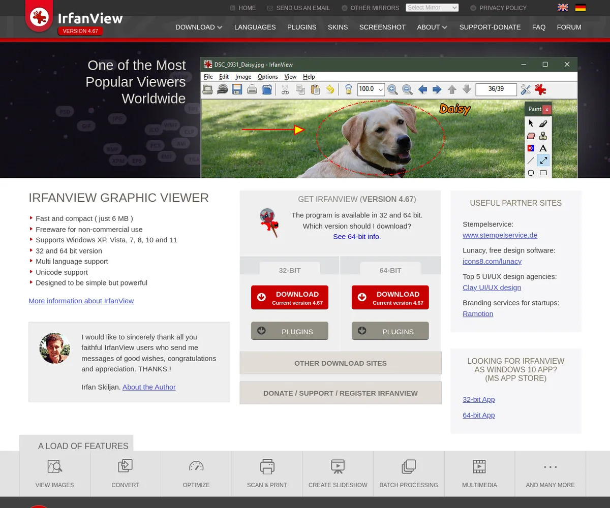 公式サイト スクリーンショット