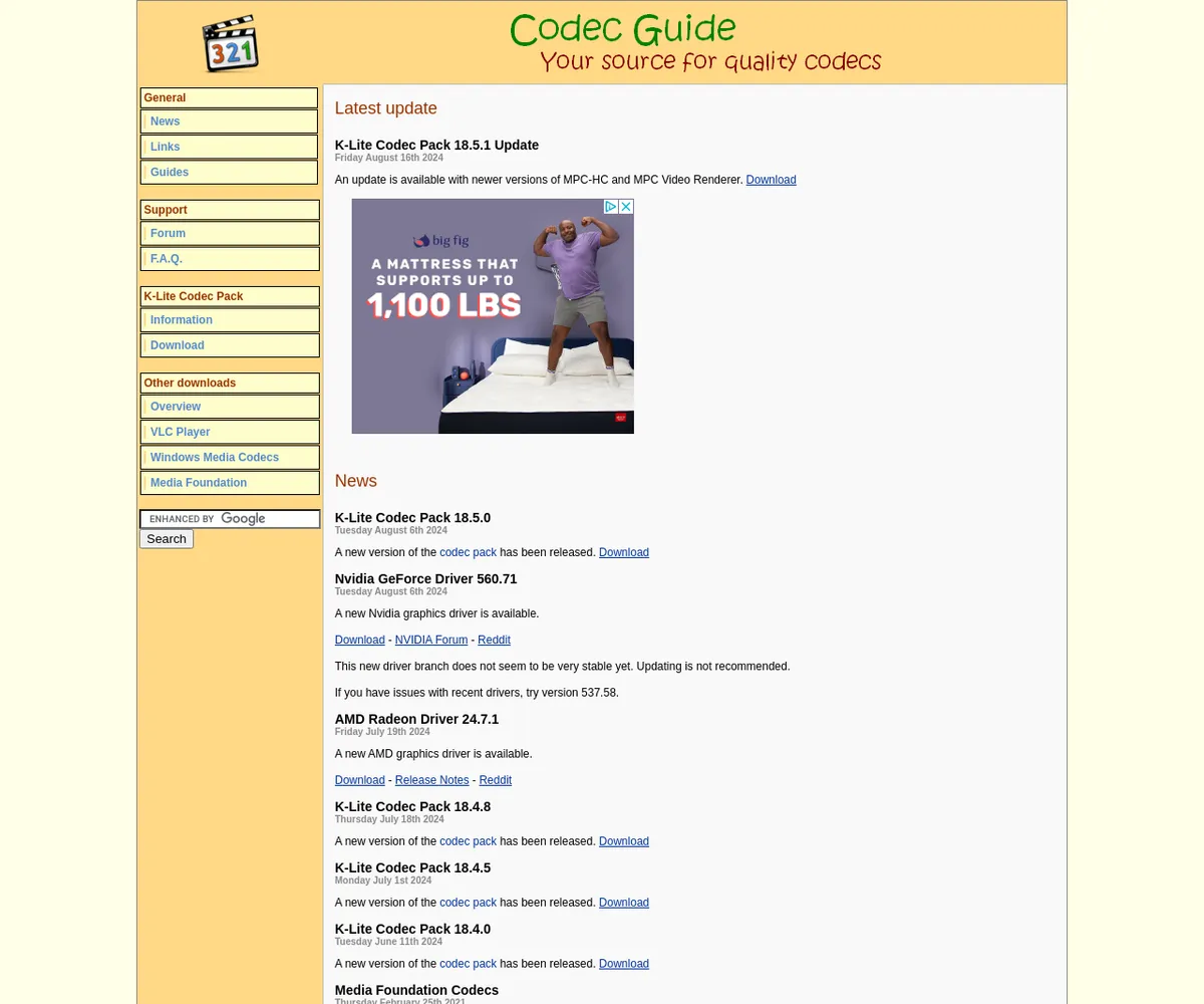 公式サイト スクリーンショット