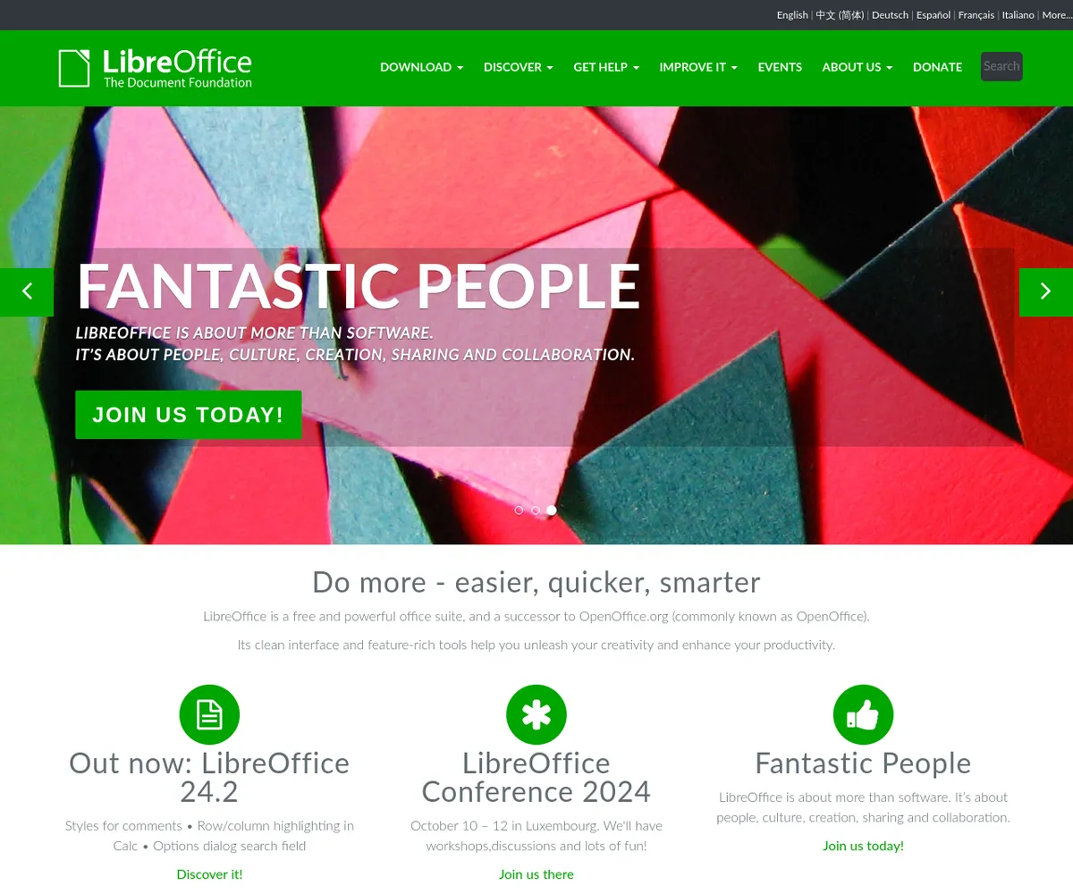 公式サイト スクリーンショット