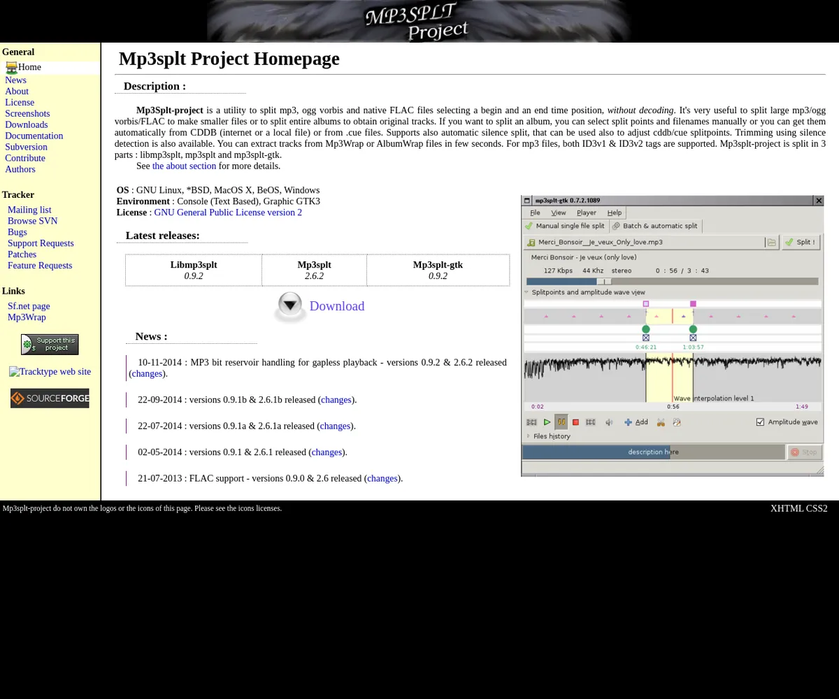 公式サイト スクリーンショット