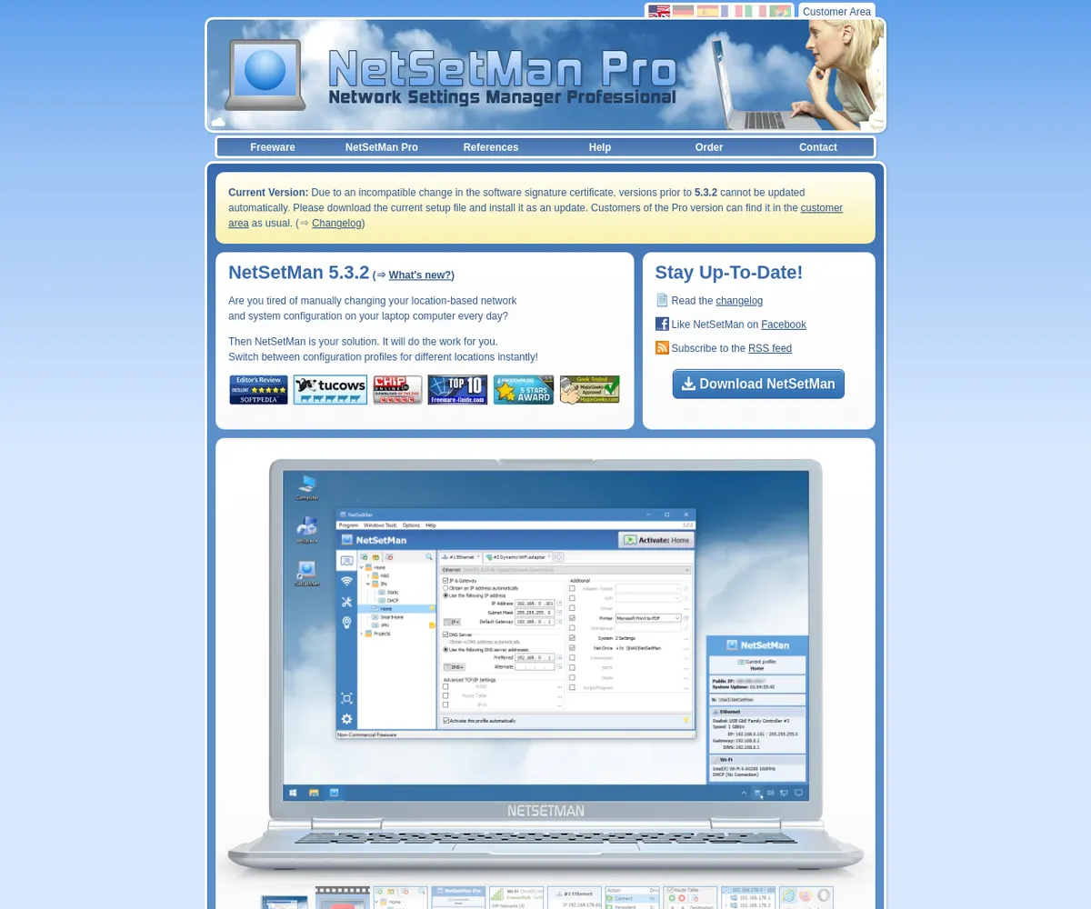 公式サイト スクリーンショット