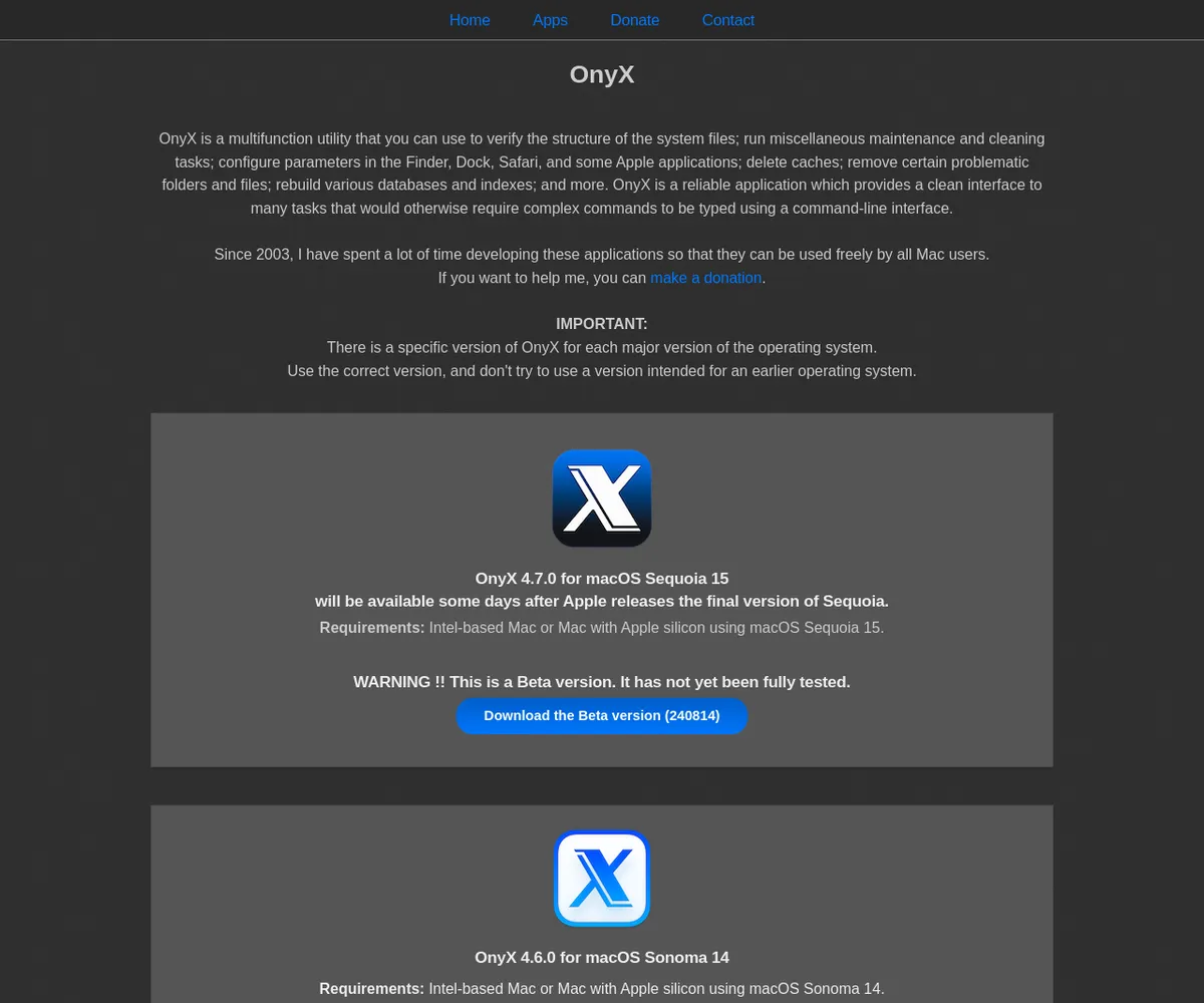 公式サイト スクリーンショット