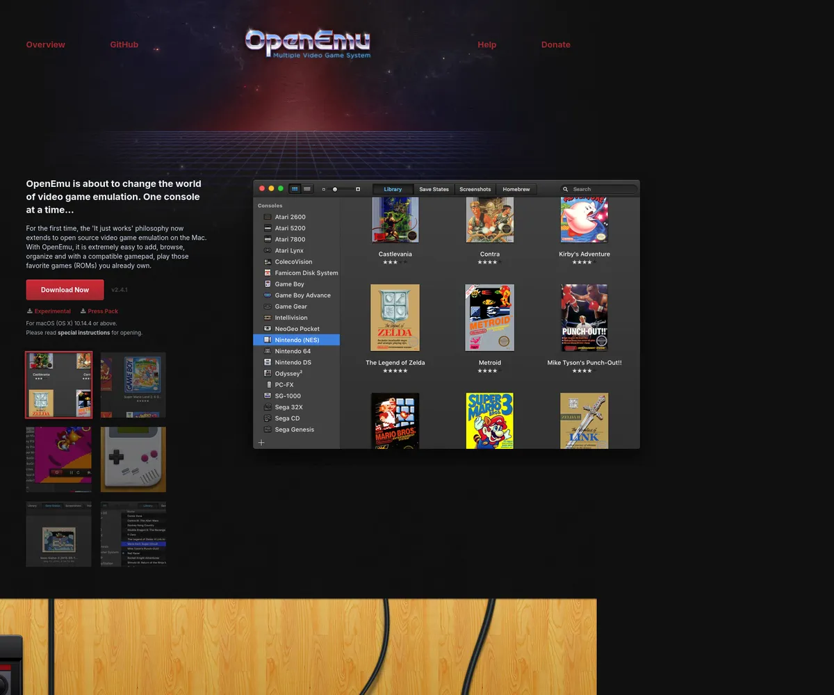 公式サイト スクリーンショット