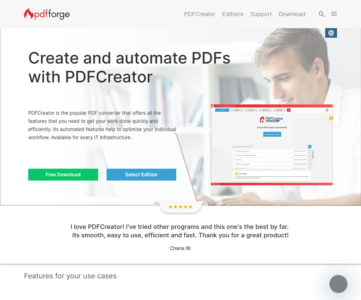 公式サイト スクリーンショット