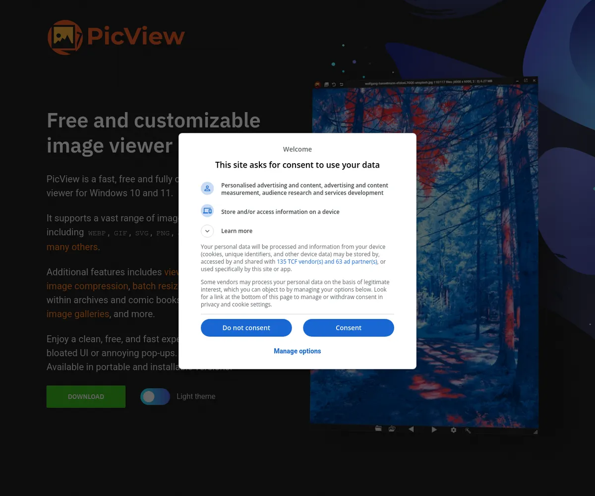 公式サイト スクリーンショット