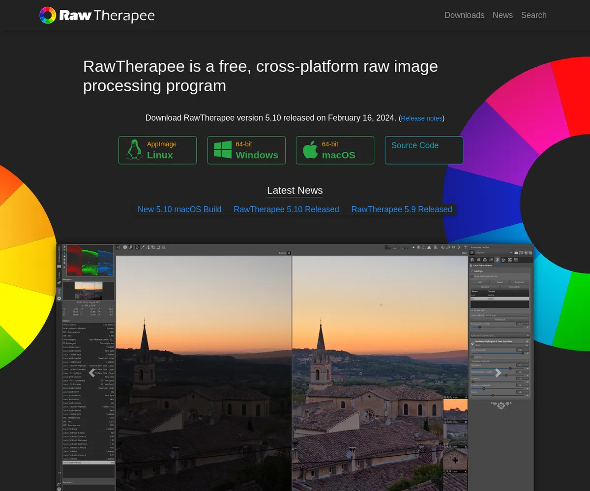 公式サイト スクリーンショット