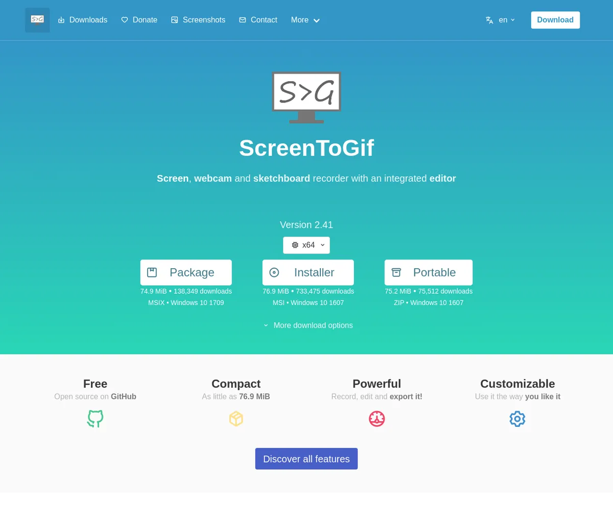 公式サイト スクリーンショット