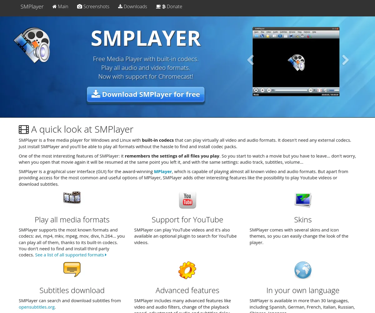 公式サイト スクリーンショット