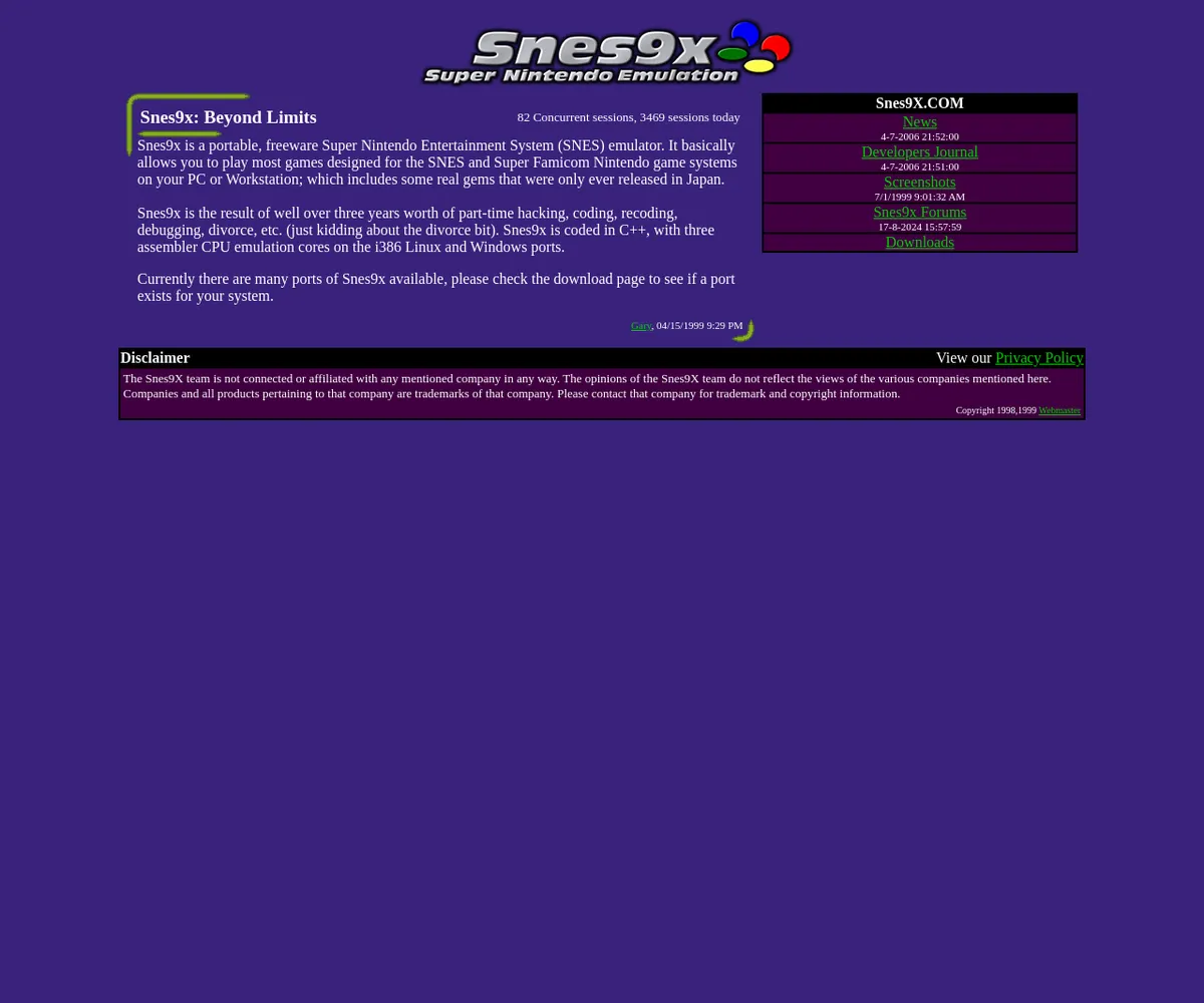 公式サイト スクリーンショット