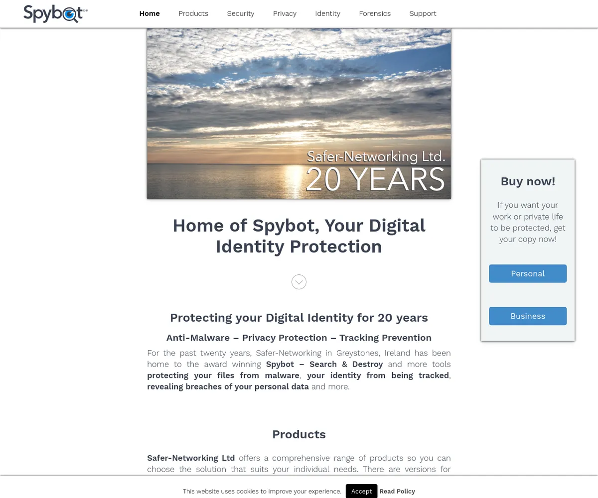 公式サイト スクリーンショット