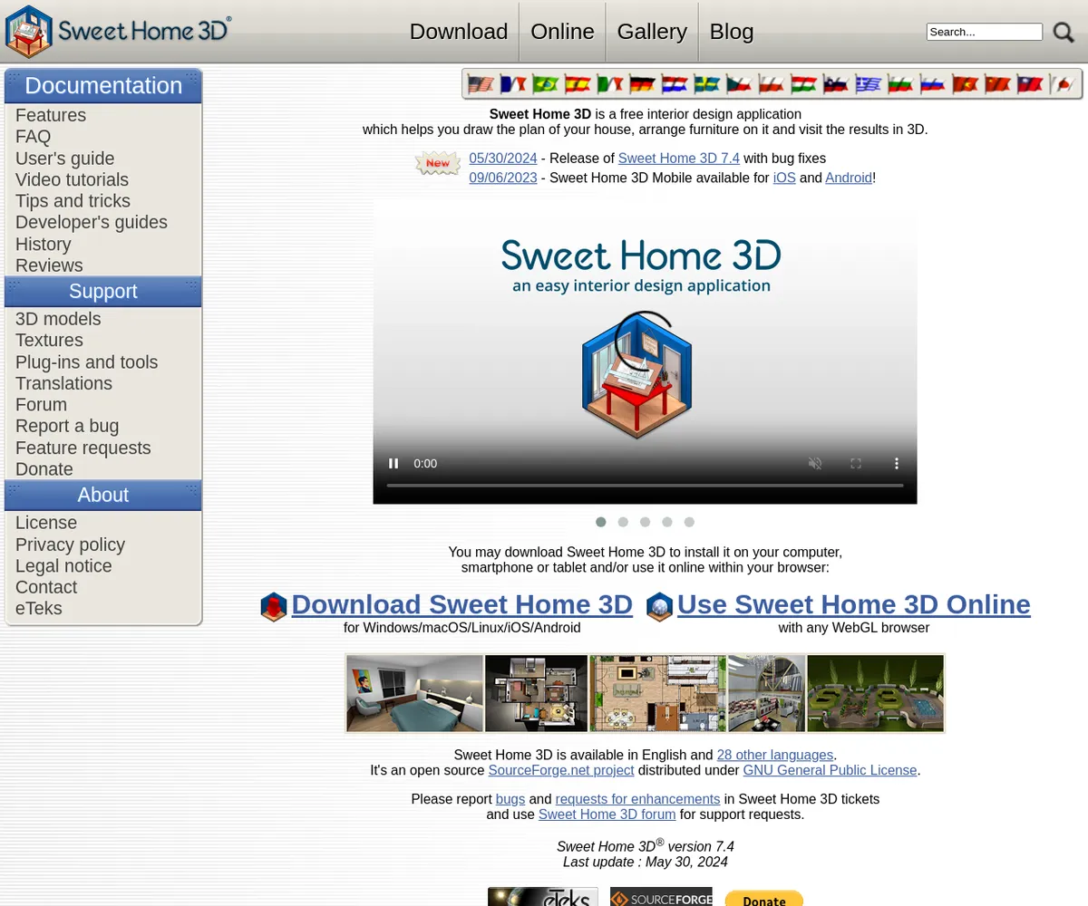 公式サイト スクリーンショット