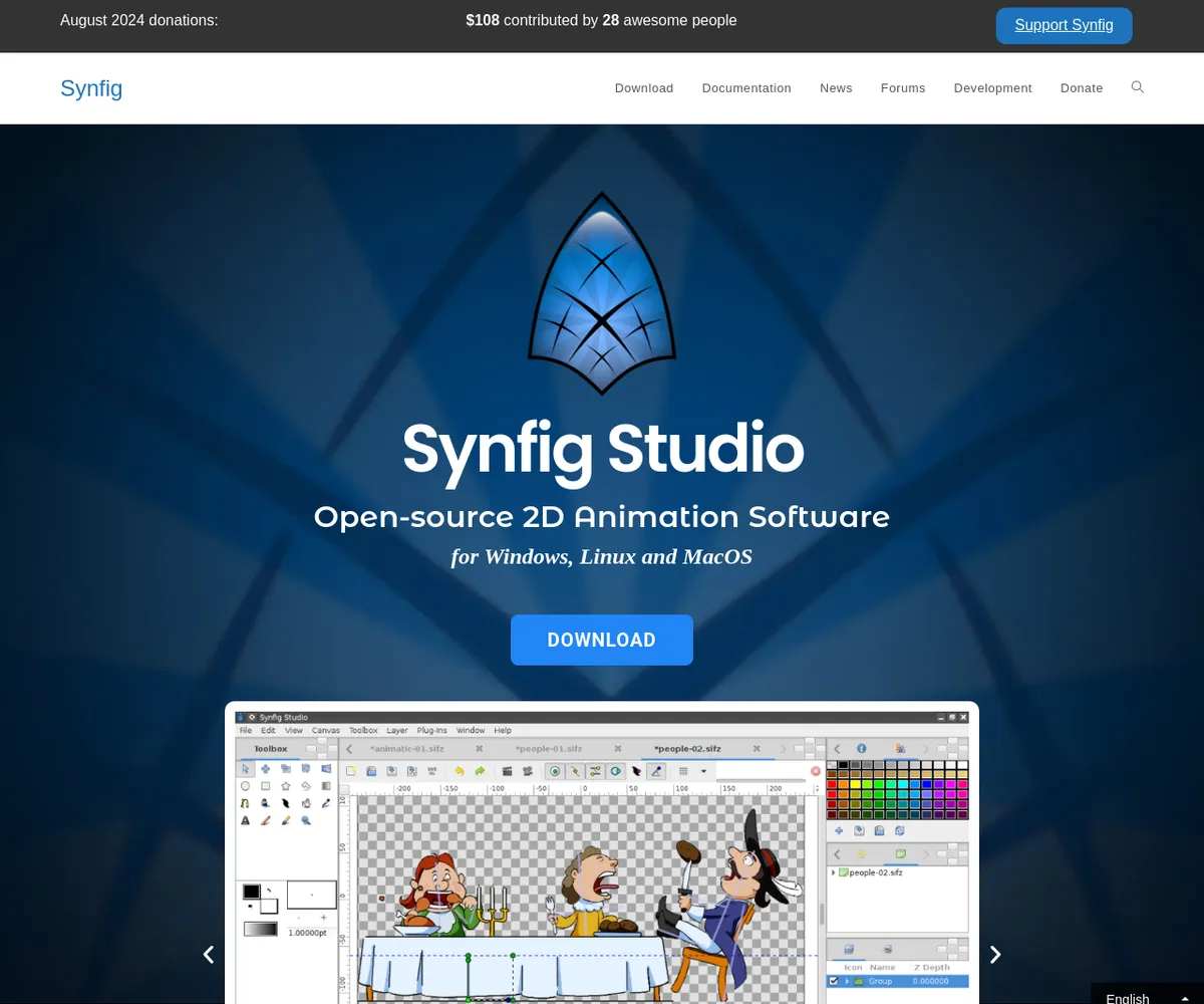 公式サイト スクリーンショット