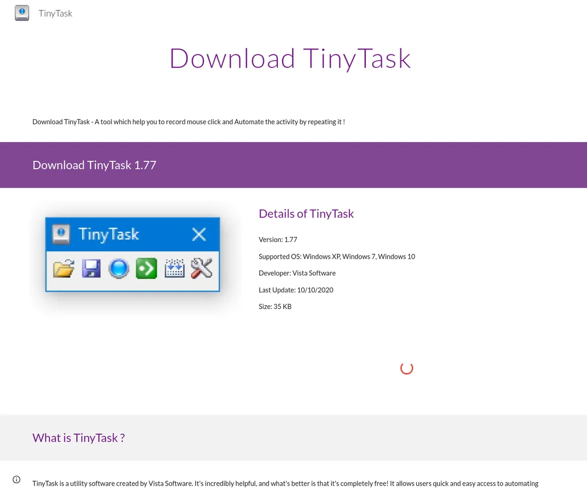 公式サイト スクリーンショット