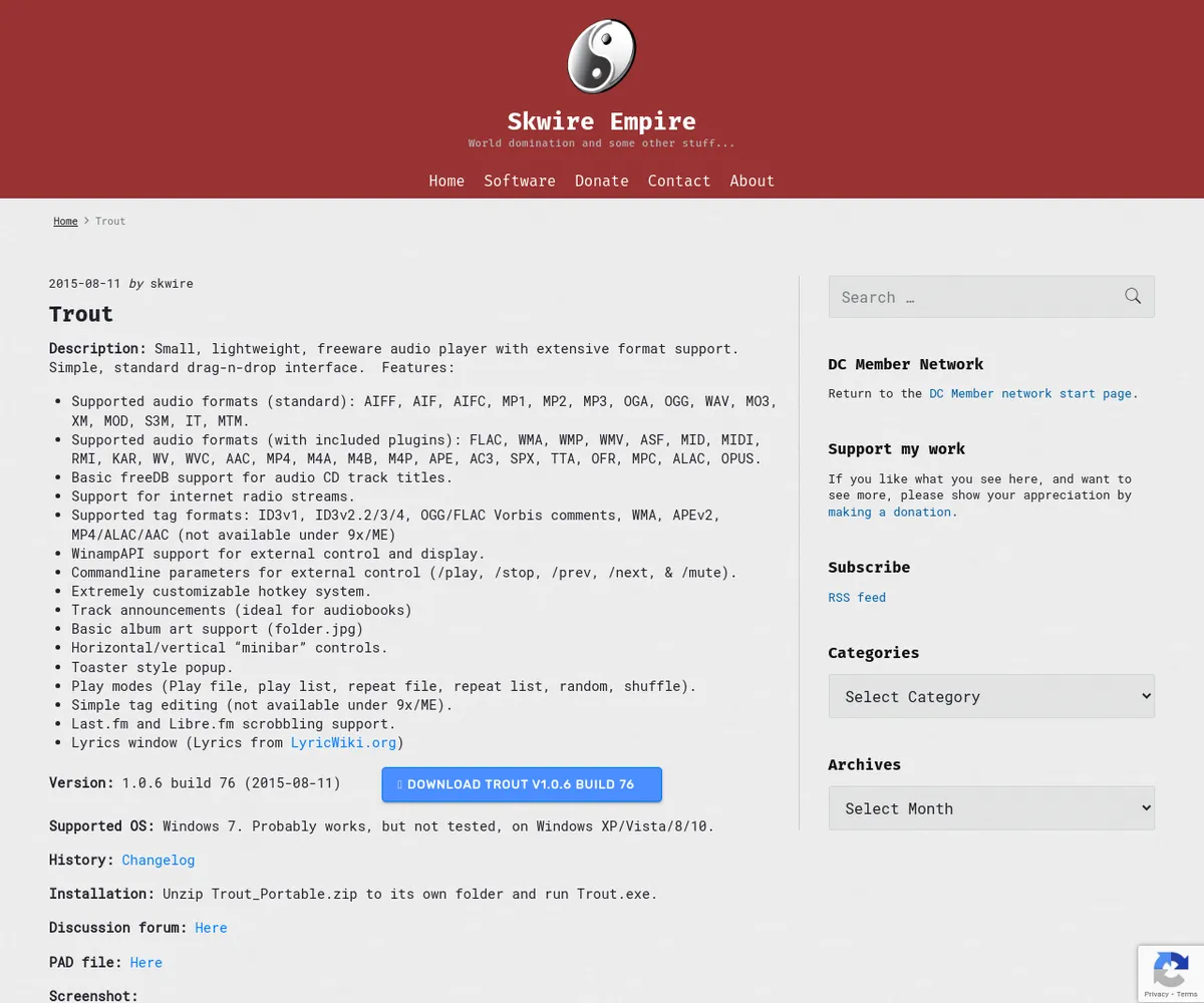 公式サイト スクリーンショット