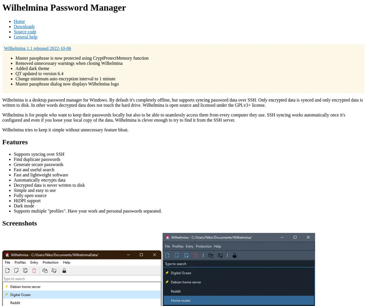 公式サイト スクリーンショット