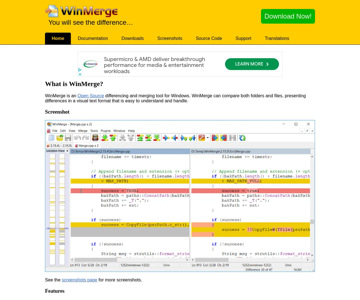 公式サイト スクリーンショット