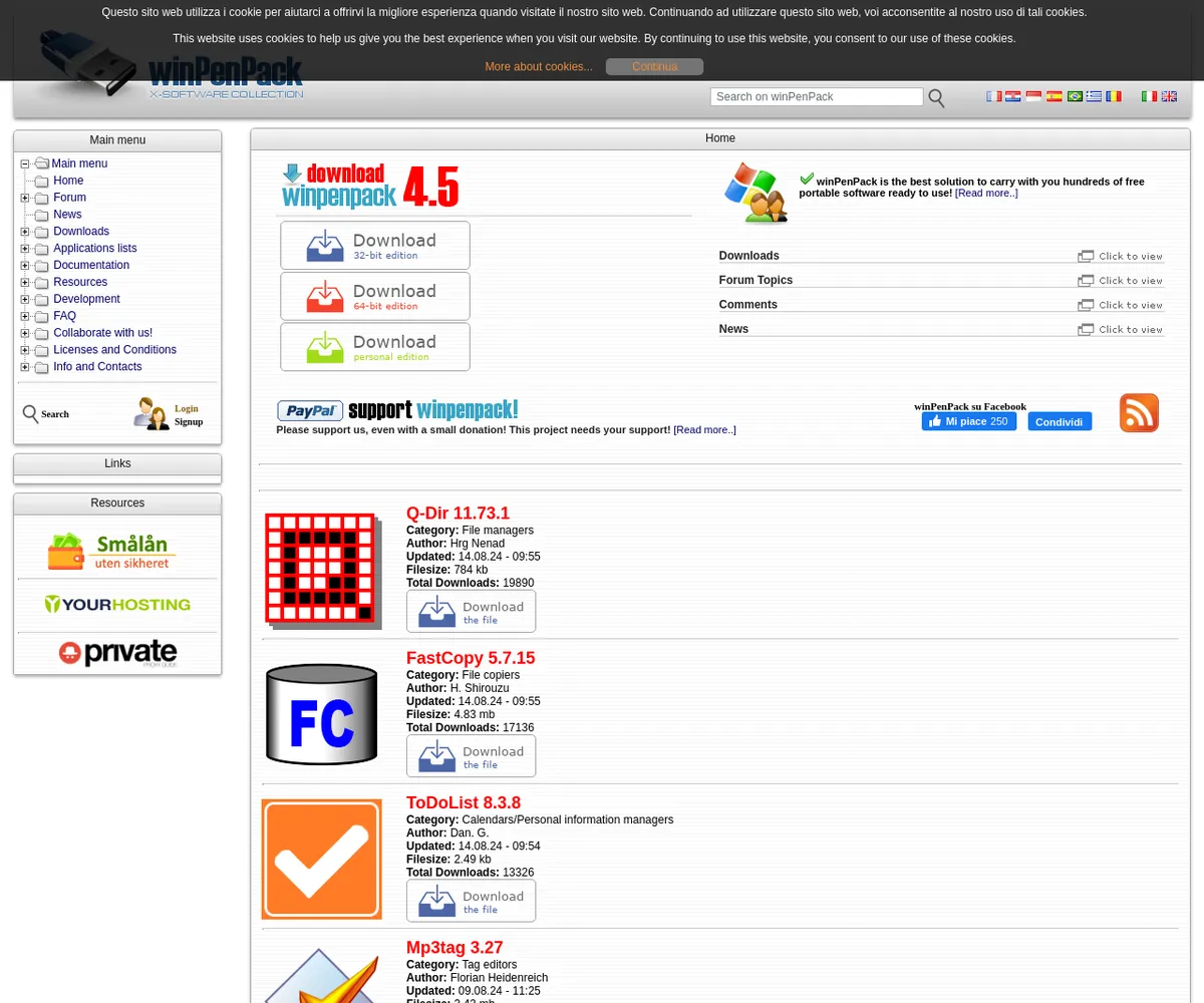 公式サイト スクリーンショット